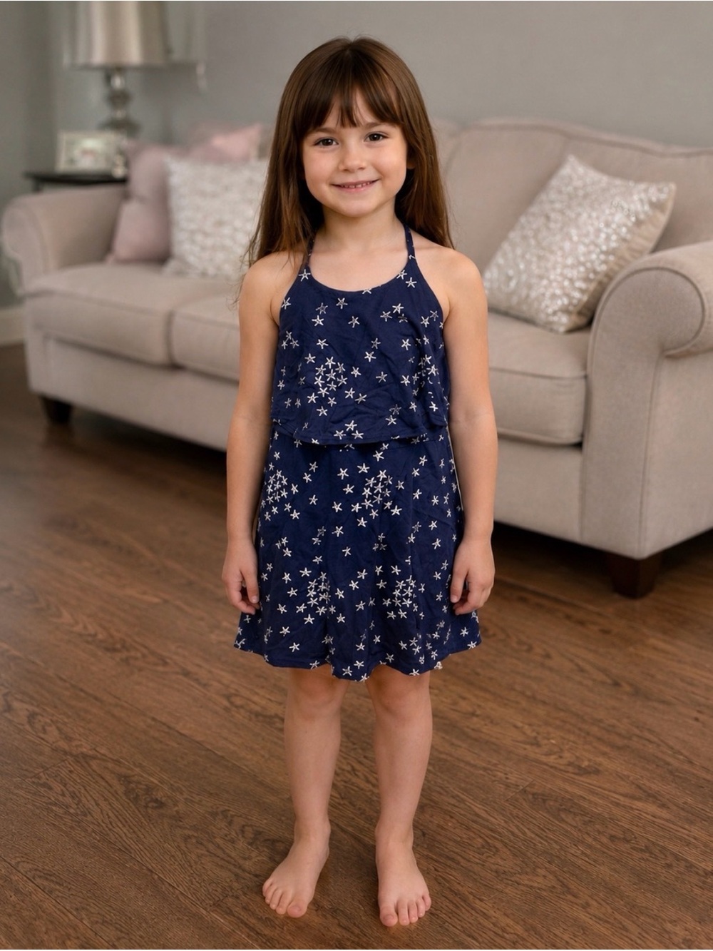 Adorable Girls Starfish Dress  * Worn Twice